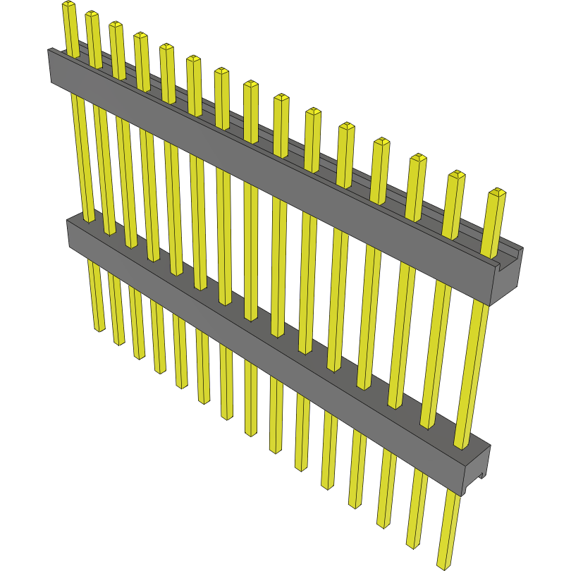 Samtec-EW-15-20-G-S-660 连接器插头及 PCB 插座 Conn Board Stacker HDR 15 POS 2.54mm Solder ST Top Entry Thru-Hole Bulk