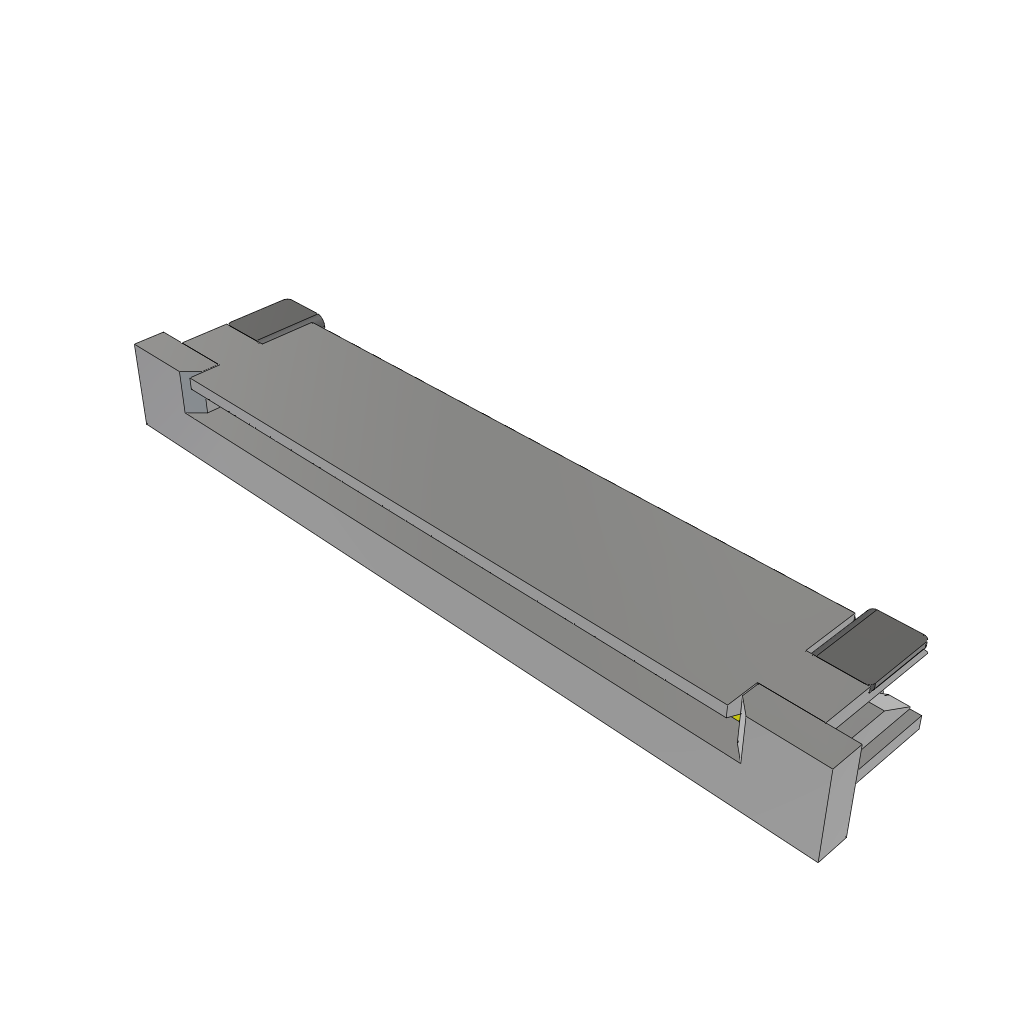 Samtec-ZF1-20-02-T-WT-TR Steckverbinder, FFC-FPC Conn FFC Connector SKT 20 POS 1mm Solder RA SMD T/R