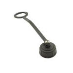 Bulgin Components PLC-PXP0026 Accesorios del conector Miniature Plastic Sealing Cap with Rubber Lanyard