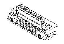 Molex-0528932095 Connettore FFC-FPC Conn FPC Connector SKT 20 POS 0.5mm Solder RA SMD Easy-On™ T/R