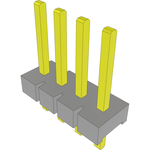 Conn Unshrouded Header HDR 4 POS 3.96mm Solder ST Top Entry Thru-Hole Bulk