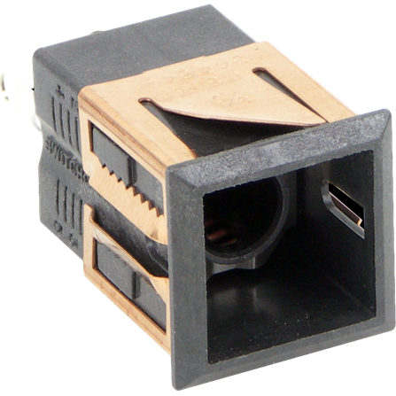 Switchcraft-LUS001 Interruttore a pressione Switch Push Button N.O. SPST Square Button 0.25A 30VA Momentary Panel Mount Solder/Screw