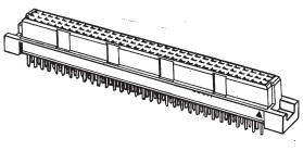 Omron-XC5D-9621-A Steckverbinder, Mutterplatine Conn DIN 41612 F 96 POS 2.54mm Solder ST Thru-Hole