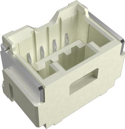Amphenol Communications Solutions-10135177-04111LF Steckverbinderleisten und Leiterplattenbuchsen Minitek® 1.5mm Wire to Board Receptacle Vertical Surface Mount Type, Tin plating, 4 positions