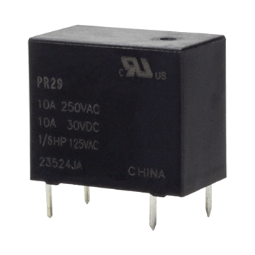 Same Sky (formerly CUI Devices)-PR29-24V-S-450-1A-E Power Relays Power Relay 24VDC 10A SPST-NO(18.4x10.2x15.5)mm THT