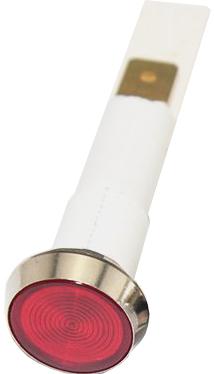 Mallory Sonalert Products-FL1P-10NJ-4-R12V Panel Mount Indicators LED Panel Mount Indicator Uni-Color Red 1500mcd 2-Pin Bulk