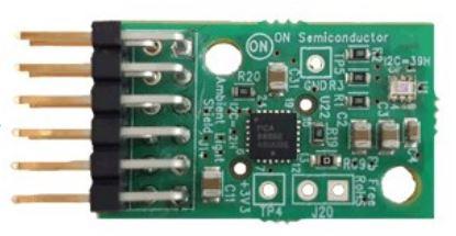 onsemi-ALS-GEVB Placas y kits de desarrollo del sensor NOA1305CUTAG Ambient Light Sensor Evaluation Board