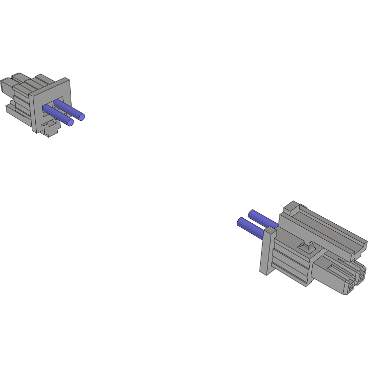 Samtec-MMSST-02-24-S-21.75-D-K-LDS Cable Assembly AC Power Cable Assembly 0.552m Power to Power 2 to 2 POS SKT-SKT Crimp-Crimp 24AWG