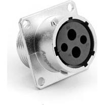 Amphenol-RT00142SNH 圆形连接器 Conn Circular SKT 4 POS Crimp ST Panel Mount 4 Terminal 1 Port