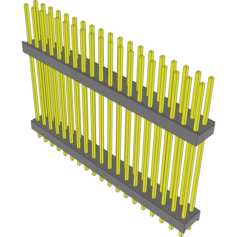 Samtec-DW-19-14-S-D-965 Piastre connettori e prese PCB Conn Board Stacker HDR 38 POS 2.54mm Solder ST Top Entry Thru-Hole Bulk