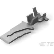 TE Connectivity-640416-2 Terminali connettore Hook Tongue Terminal 14-18AWG Brass M 25.78mm Tin Reel/Strip