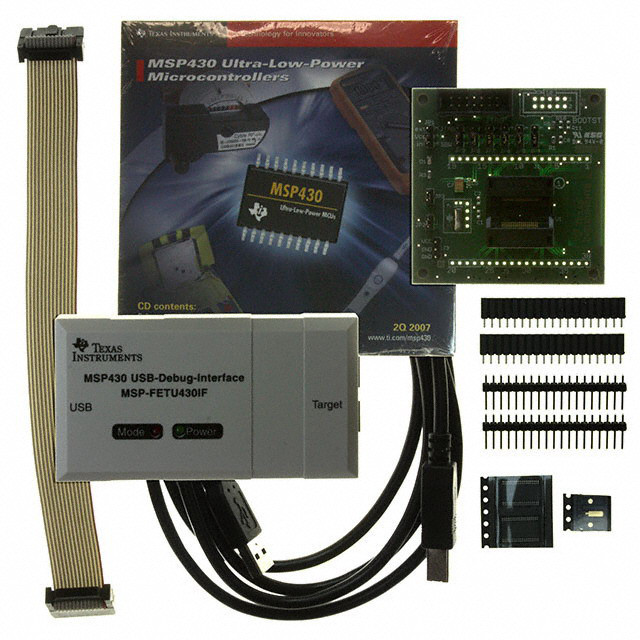 Texas Instruments-MSP-FET430U38  MSP430 Microcontroller USB Interface Emulator