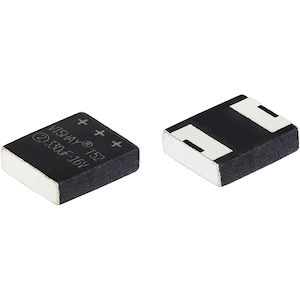 Vishay-T52M1337M016C0055 Condensatore polimerico al tantalio Cap Tant Polymer 330uF 16VDC M1 CASE 20%( 7.3 X 6 X 2mm) Inward L SMD 7360-20 0.055 Ohm 105°C T/R