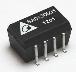 Delta Electronics-SA01S0515A Convertitore da DC a DC e modulo di regolazione della commutazione Module DC-DC 5VIN 1-OUT 15V 0.067A 1W 8-Pin SMD Module T/R