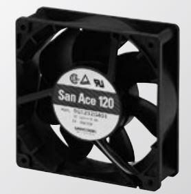 SANYO DENKI-9G1224E4D01 Gebläse und Lüfter DC Fan Axial Ball Bearing 24V 120 X 120 X 25mm Sensor