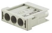 Weidmuller-1758360000 Carcaza de cables discretos de conector Conn Housing M 3 POS Crimp ST