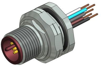 CONEC-43-01138 Andere Kabelbaugruppen Cable Assembly Axial With circular Connector