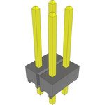 Conn Unshrouded Header HDR 4 POS 2.54mm Solder ST Top Entry Thru-Hole Bulk