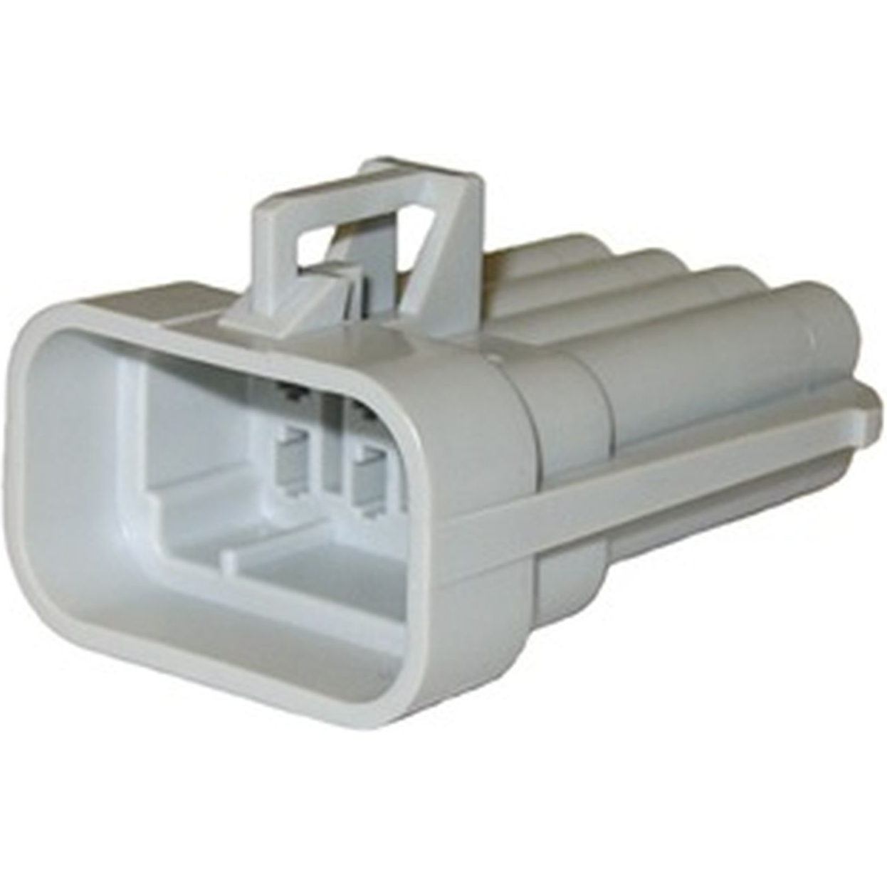 Delphi-12047933 分立接线罩连接器 Conn Housing PL 8 POS Crimp ST Cable Mount Gray