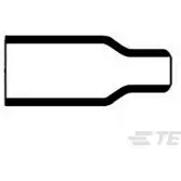 TE Connectivity-202A021-3-0 Ajuste de calor Heat Shrink Molded Boot ST Semi-Rigid Modified Polyolefin Black Thin