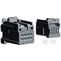 TE Connectivity-1452015-2 分立接线罩连接器 Conn Housing RCP 12 POS 2.54mm Crimp ST Cable Mount Black Tray