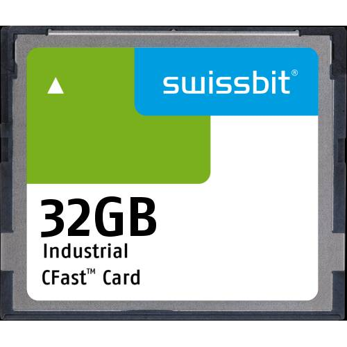 Swissbit-SFCA032GH2AD4TO-I-GS-236-STD Flash Industrial C Fast Card, F-50, 32 GB, MLC Flash