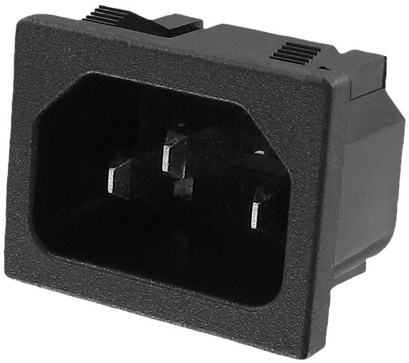 Qualtek Electronics-701W-X2/02 Connector Power Conn Power RCP 3 POS ST Panel Mount 3 Terminal 1 Port Bulk