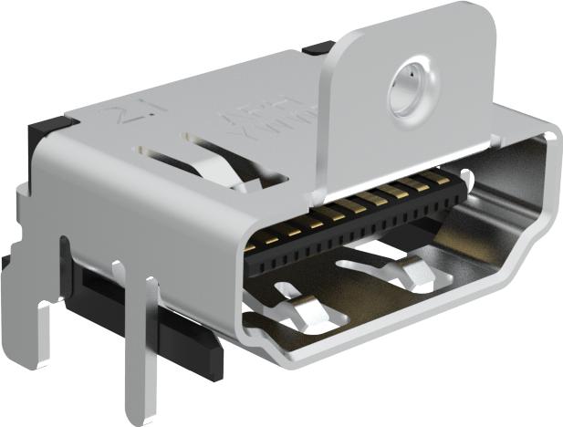 Amphenol-G45AA1912110RH1HR Connettore audio e video HDMI 2.1 A Connector System SMT to Board