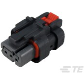 TE Connectivity-776523-2 分立接线罩连接器 Conn Housing RCP 3 POS 4.5mm Crimp ST Cable Mount Black Tube