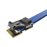 Cable Assembly 0.5m 38AWG 24 to 24 POS Rugged Micro Flyover to Rugged Micro Flyover PIN-PIN FireFly Bag