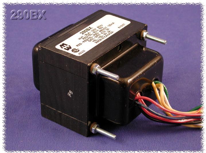Hammond Manufacturing-290BX 电源变压器 Power Transformer 1:5.85 10 Terminal Wire Lead Chassis Mount