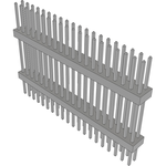 Conn Board Stacker HDR 40 POS 2mm Solder ST Top Entry Thru-Hole Bulk