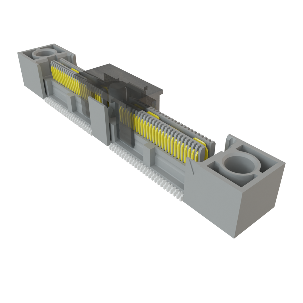 Samtec-QFS-052-04.25-L-D-A-GP-P-TR Connector Headers and PCB Receptacles Conn Micro High Speed Socket Strip SKT 104 POS 0.635mm Solder ST SMD T/R