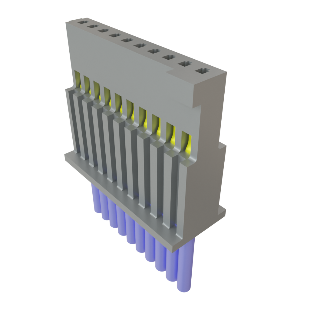 Samtec-SFSS-10-28-G-03.00-S Andere Kabelbaugruppen Cable Assembly Discrete Wire 0.076m 28AWG Socket Strip 10 POS SKT Crimp TIGER EYE™ Layer