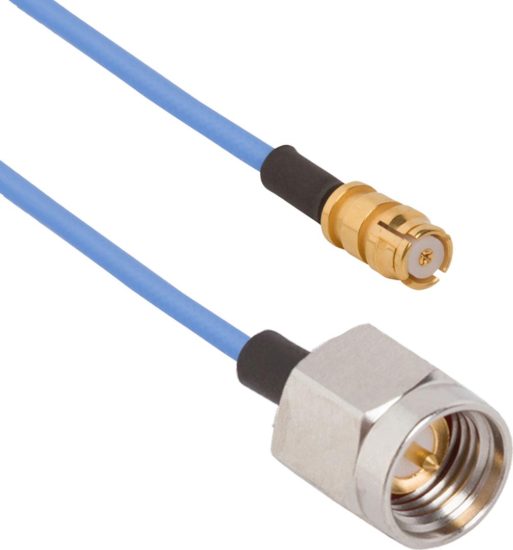 Amphenol-7029-3772 Kabelbaugruppen Koaxial Cable Assembly 0.047 Flexible Cable 0.076m SMA to SMP F-M Bag