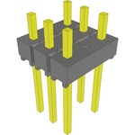 Conn Unshrouded Header HDR 6 POS 2.54mm Solder ST Top Entry Thru-Hole Bulk