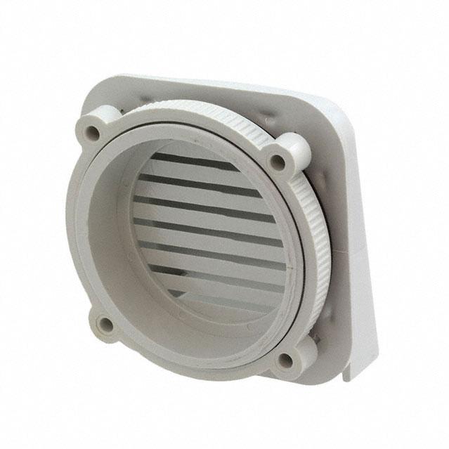 Bud Industries-IPV-1115 null Wide Opening external Vent with Color Light Gray