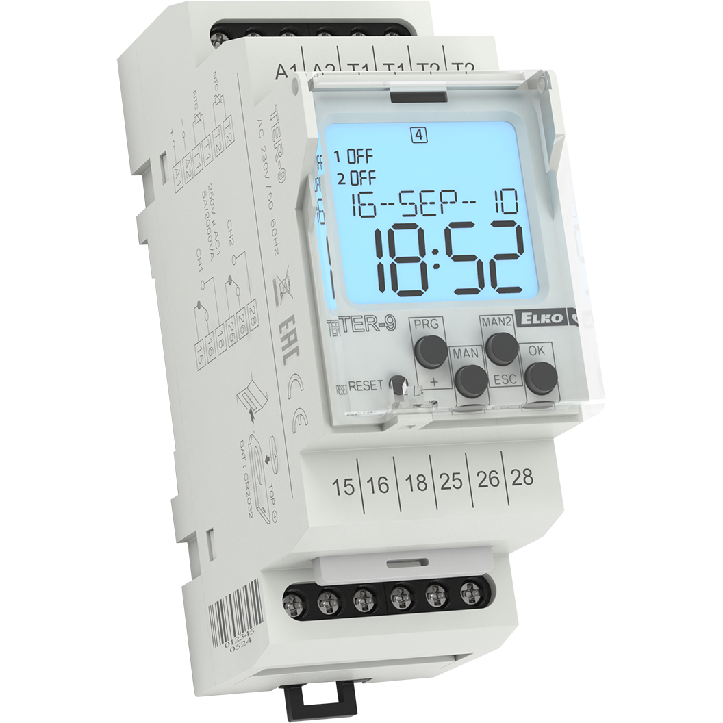 ELKO EP North America-TER-9/24V Thermostate Thermostat Module Manual Reset Open on Rise/Close on Rise