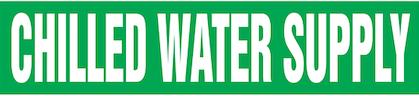 Panduit-PPMA1103B Beschriftungen Labels Pipe Marker Dura-Polyester Vinyl Green/White 203.2x38.1mm