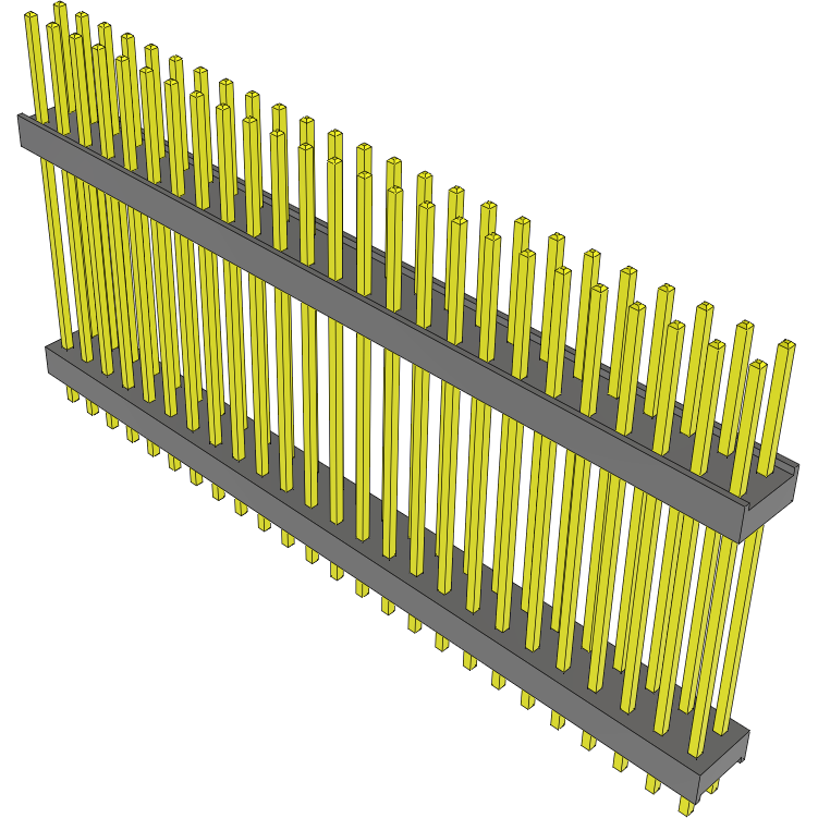 Samtec-DW-25-19-G-D-905 Piastre connettori e prese PCB Conn Board Stacker HDR 50 POS 2.54mm Solder ST Top Entry Thru-Hole Bulk