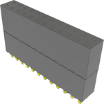 Conn Elevated Socket SKT 24 POS 2.54mm Solder ST Top Entry Thru-Hole Tube