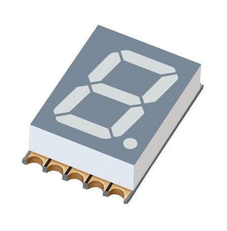 EVERLIGHT Electronics Co., Ltd-EADSS040RA2 LED Displays Segmented Displays Module 1DIGIT 8LED Brilliant Red CA 10-Pin DIP SMD Module T/R