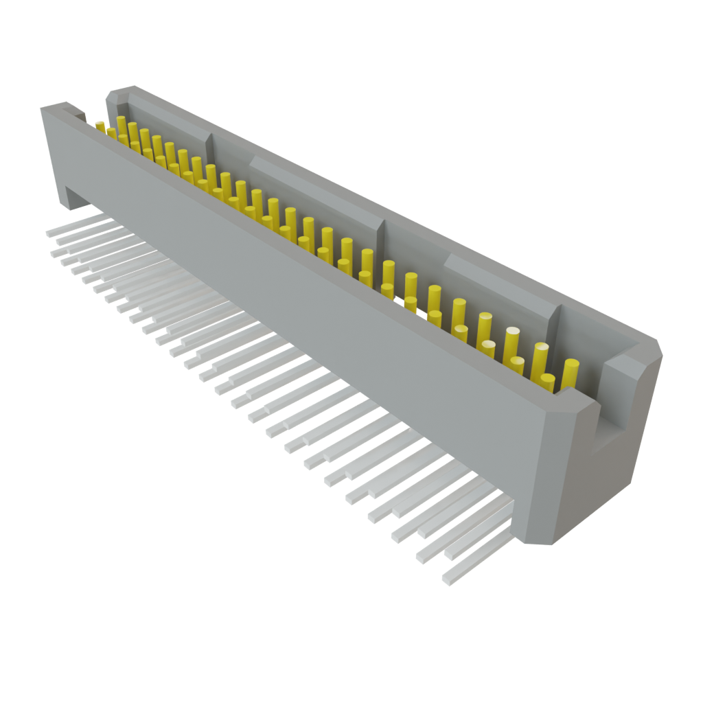 Samtec-TFML-125-01-L-D-RA Steckverbinderleisten und Leiterplattenbuchsen Conn Shrouded Header (4 Sides) HDR 50 POS 1.27mm Solder RA Side Entry Thru-Hole TIGER EYE™ Tube