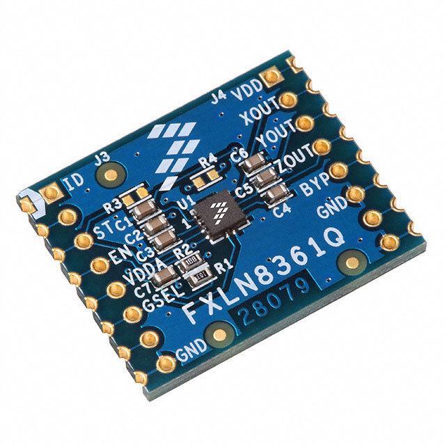 NXP Semiconductors-BRKOUT-FXLN8361Q Kit e schede di sviluppo sensori FXLN8361Q Accelerometer Sensor Breakout Board