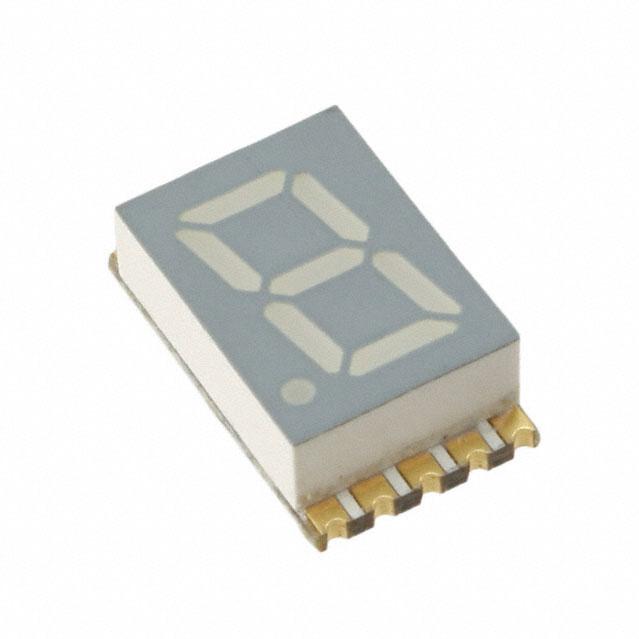Kingbright America LLC-ACSA03-41EWA-F01 LED-Anzeigen, segmentiert Display Segmented Module 1DIGIT 8LED Red CA 10-Pin DIP SMD T/R