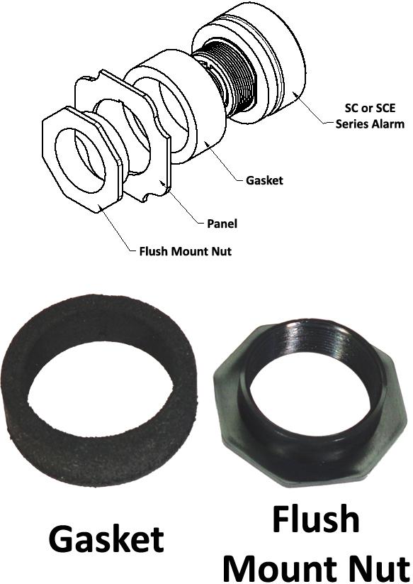 Mallory Sonalert Products-SCFM16 Verschiedene Produkte 32mm diameter Flush Mount