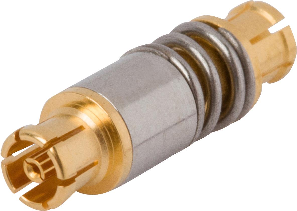 Amphenol SV Microwave-1132-4006 RF-Steckverbinder Conn SMPM Adapter 0Hz to 40GHz 50Ohm ST F/F Gold Over Nickel Tray