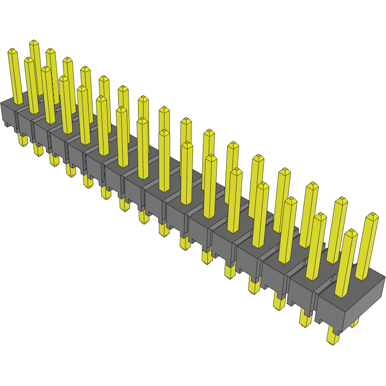 Samtec-TSW-116-07-G-D Steckverbinderleisten und Leiterplattenbuchsen Conn Unshrouded Header HDR 32 POS 2.54mm Solder ST Top Entry Thru-Hole Bulk