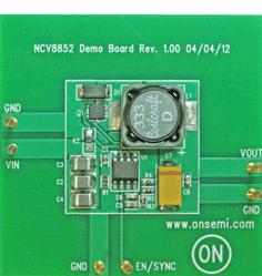 onsemi-NCV8852GEVB Kit e schede di sviluppo gestione della potenza NCV8852 EVALUATION BOARD PROVIDES A CONVENIENT WAY TO EVALUATE AND INTEGRATE A COMPLETE HIGH-EFFICIENCY NON-SYNCHRONOUS BUCK CONVERTER