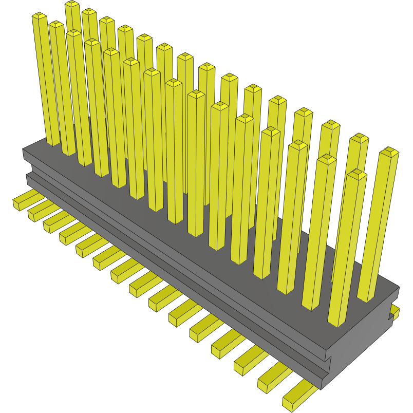 Samtec-FTE-115-02-G-DV 连接器插头及 PCB 插座 Conn Unshrouded Header HDR 30 POS 0.8mm Solder ST SMD Tube